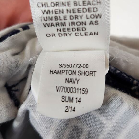 Banana Republic Womens Blue and White Pattern Hampton Shorts 5" Inseam Size 2 - Picture 6 of 8